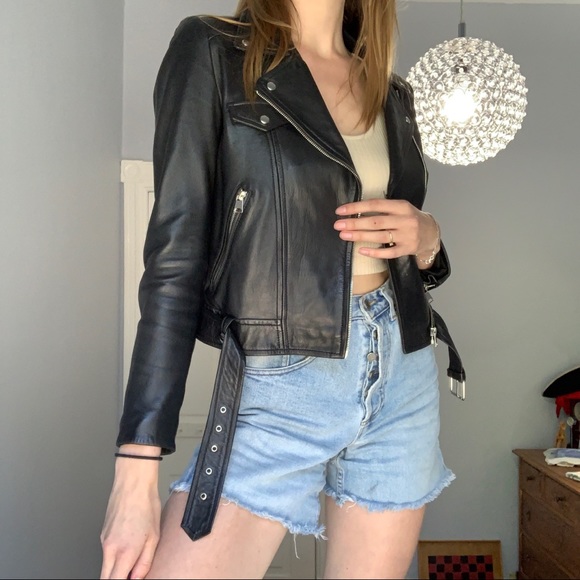 Zara Leather Jacket - Picture 2 of 10